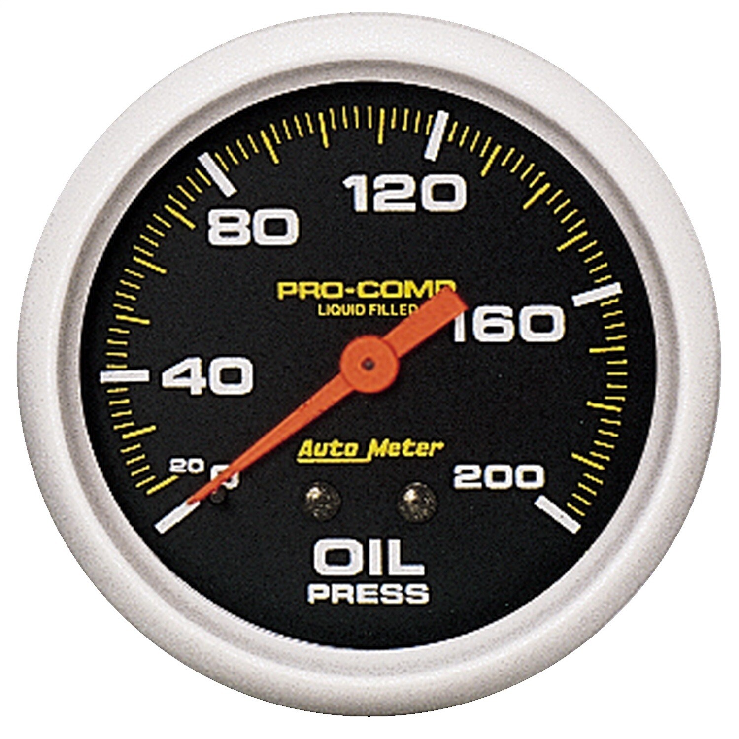 AutoMeter 5422 Pro-Comp Oil Pressure Gauge 2-5/8″ Full Sweep Liquid Filled