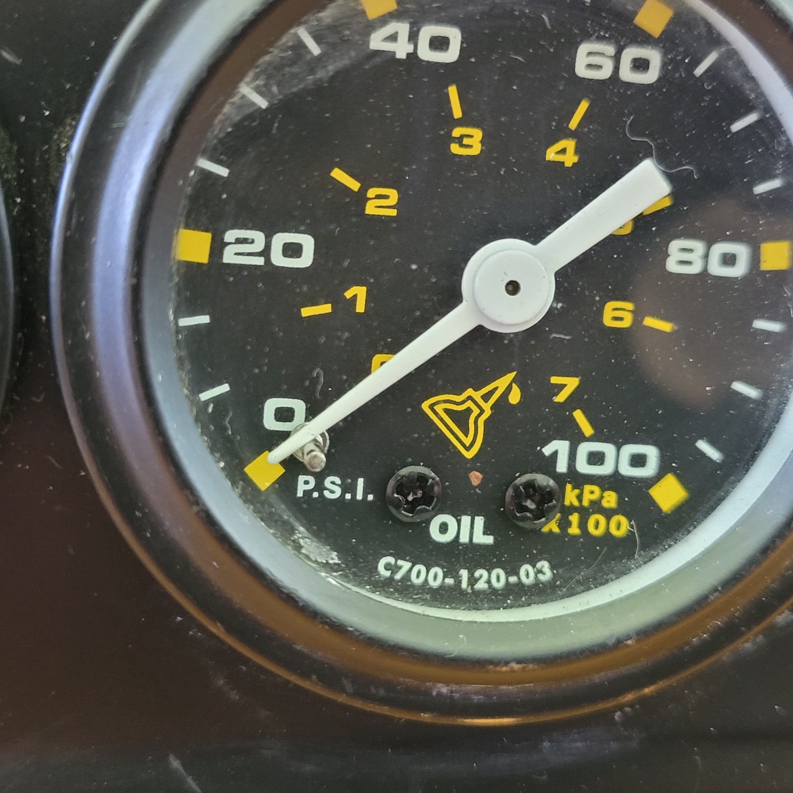 Vintage Equus 6075 Triple Micro Gauge Cluster Temp Amp Oil Pressure
