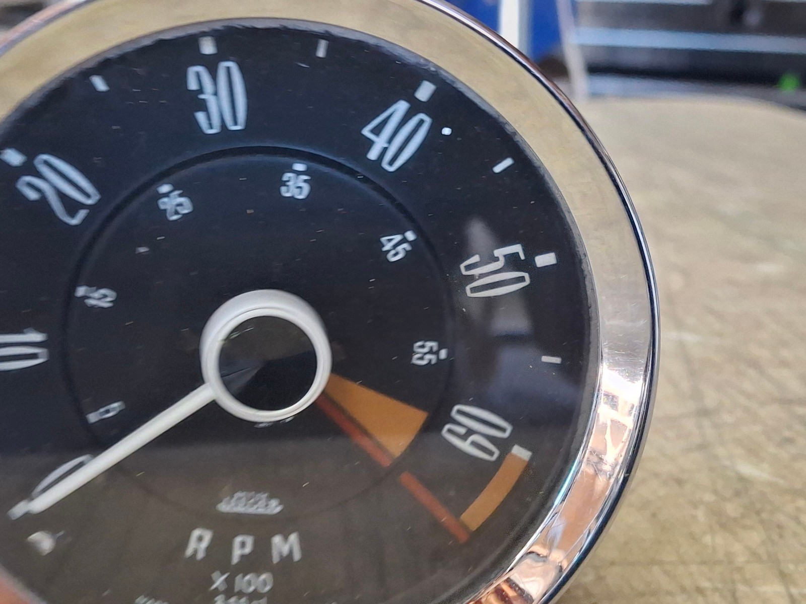 Vintage SMITHS JAEGER TACHOMETER Triumph Spitfire Mark I II III RV 1319/02