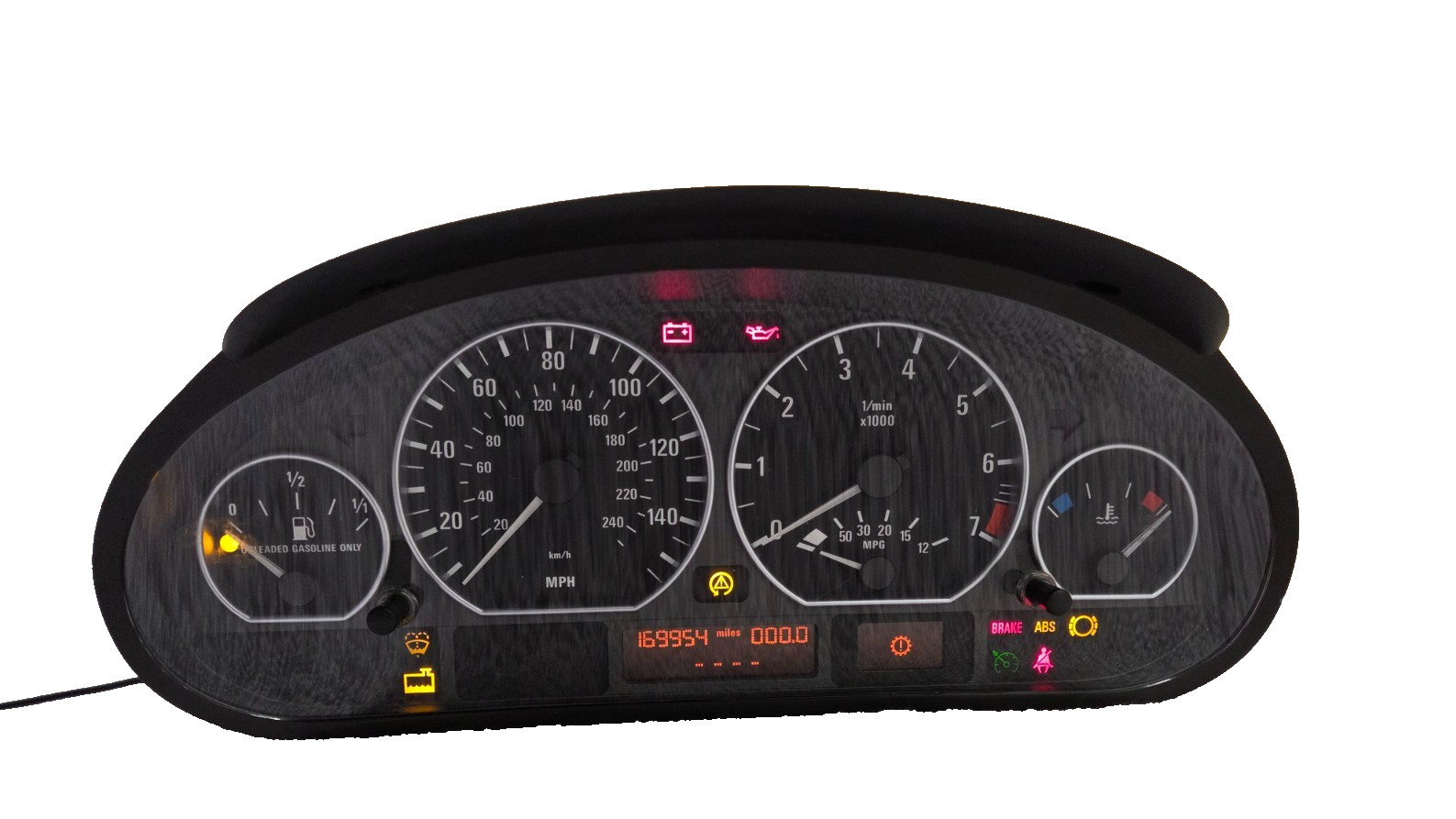 99-05 BMW 3 SERIES E46 330i AT Instrument cluster speedometer 169k MILES 6940889