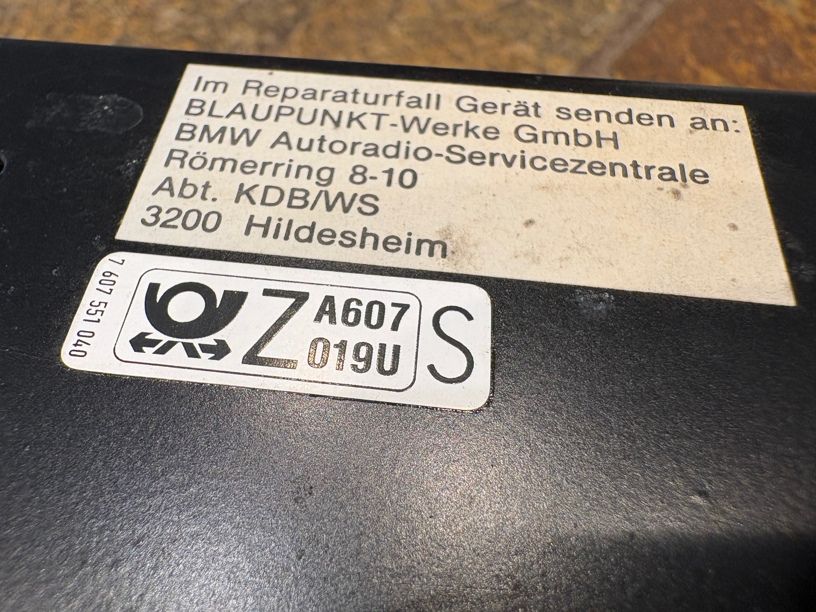 1988-1993 BMW E34 E32 Factory Stereo Hi-Fi Audio Amplifier Amp Blaupunkt
