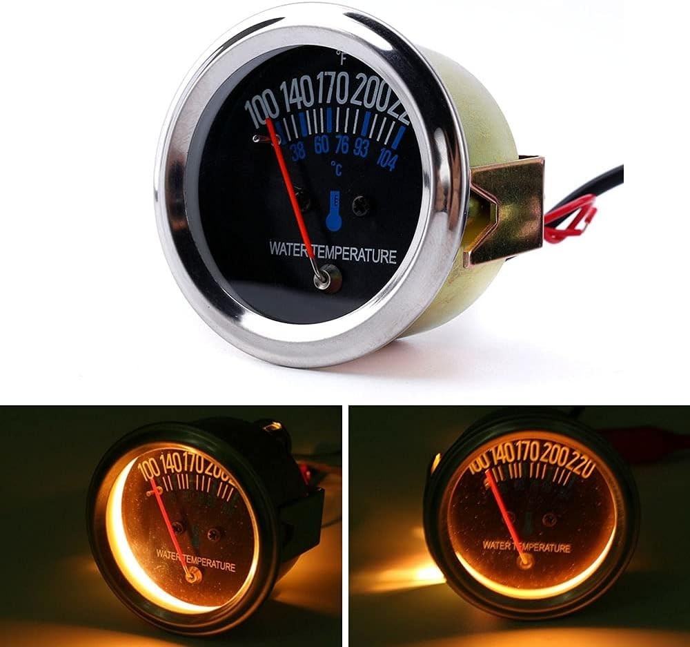 2” inch 52mm Pointer Electrical Mechanical Car Water Temp Temperature Gauge …