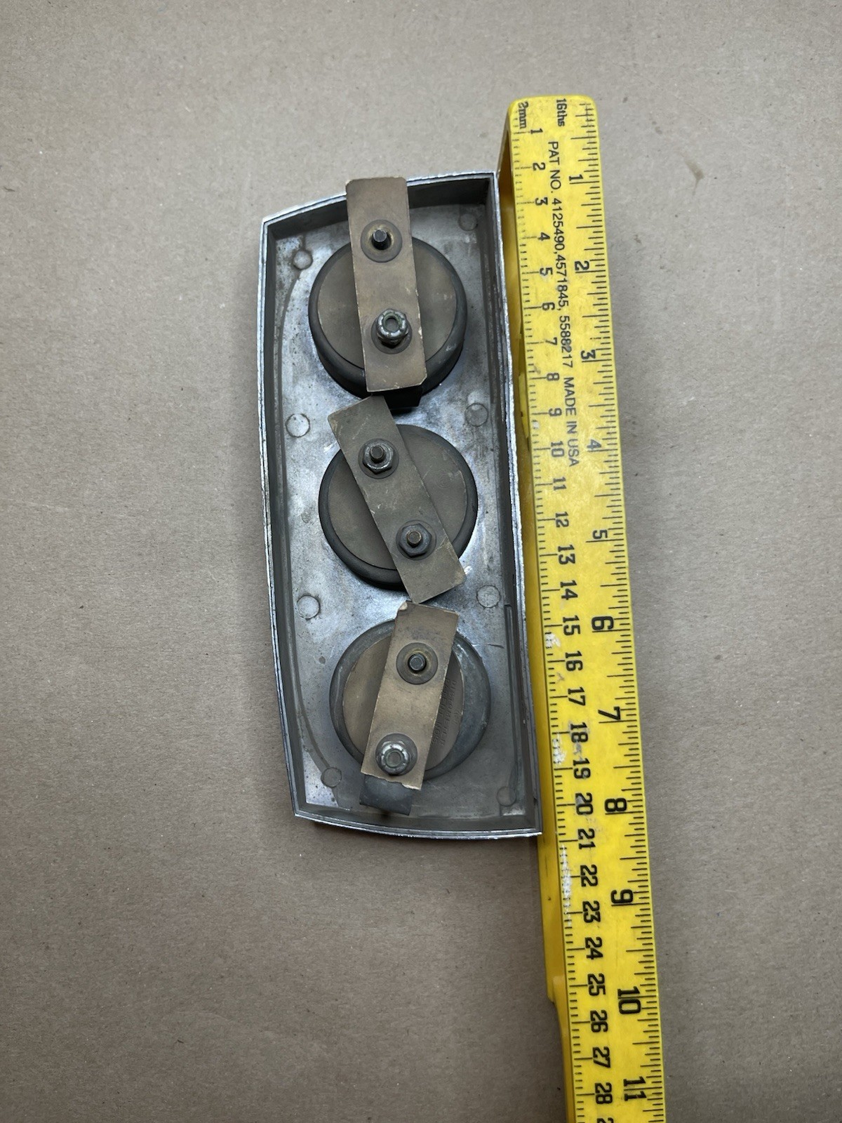 Vintage Classic 3 Gauge Set Water Amp Oil Rat Rod Chevy Ford Not Tested View