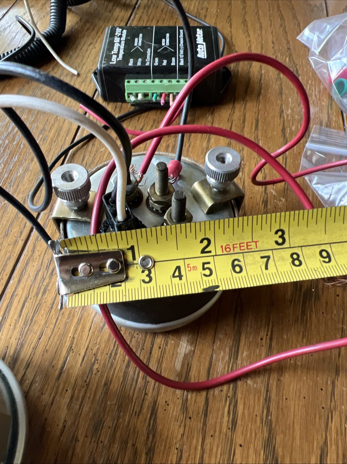 Autometer Water Temperature And Oil Pressure Gauges W Temp Module & Misc. Parts