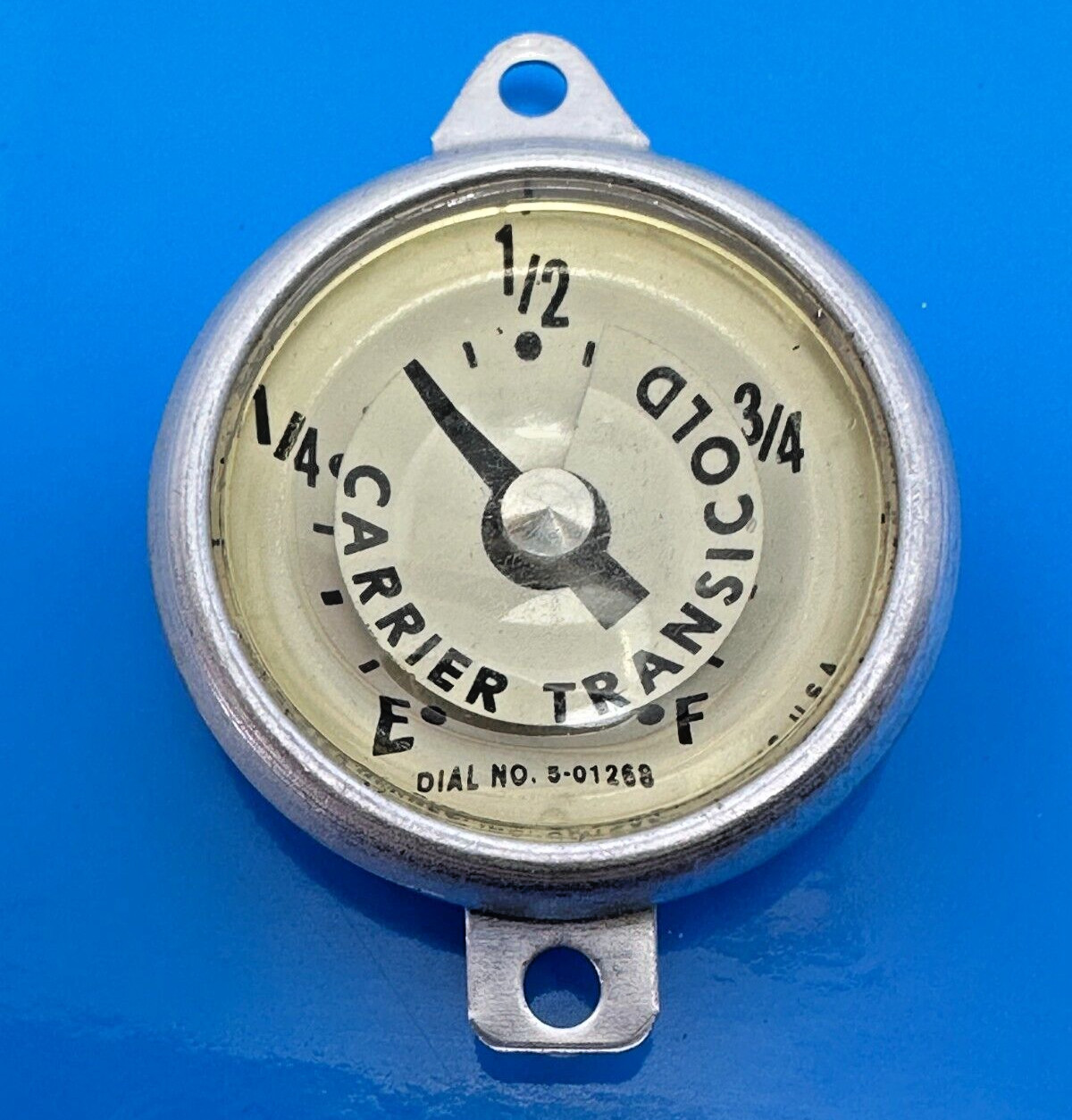 Rochester Gauges Inc. 1.5″ Carrier Transicold Dial No. 5-01268 E 1/4 1/2 3/4 F