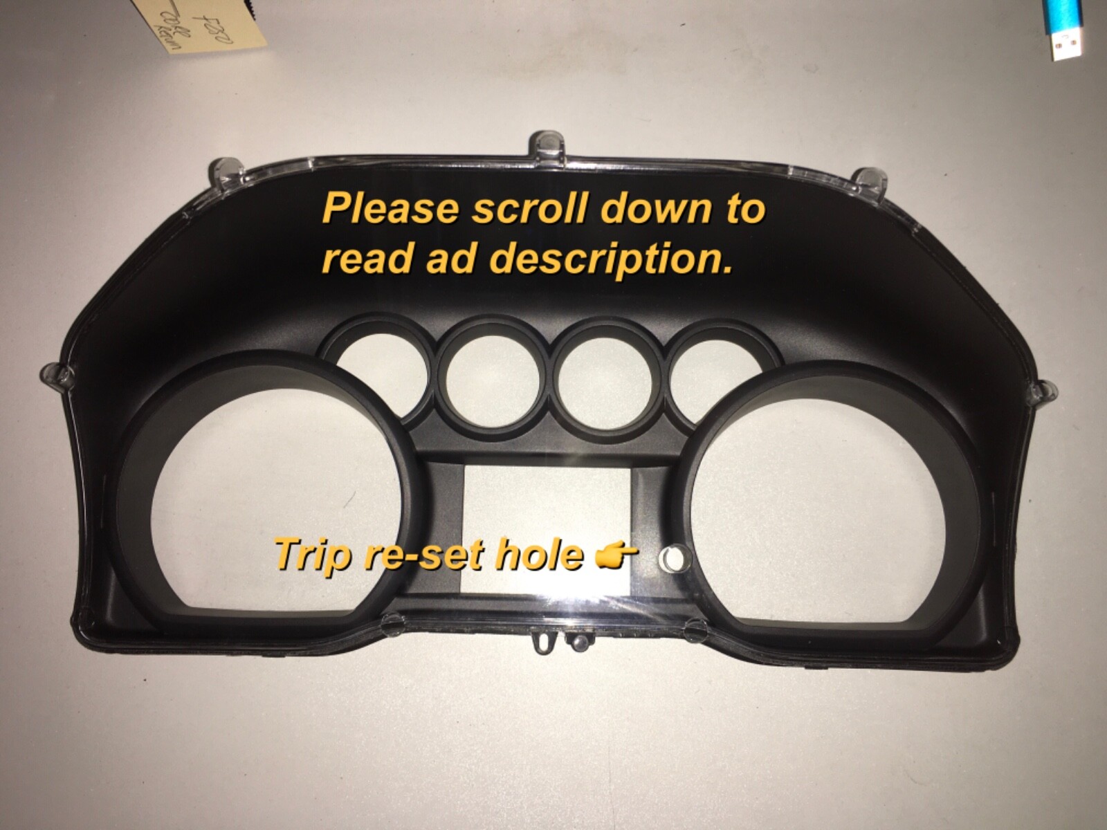 2014-2018 Silverado work truck speedometer cluster lens. NEW .(select models)
