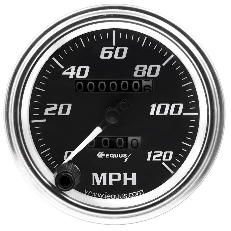 Equus Speedometer Gauge 7072; 7000 Series 0-120 MPH 3-3/8″ Full Sweep Mechanical