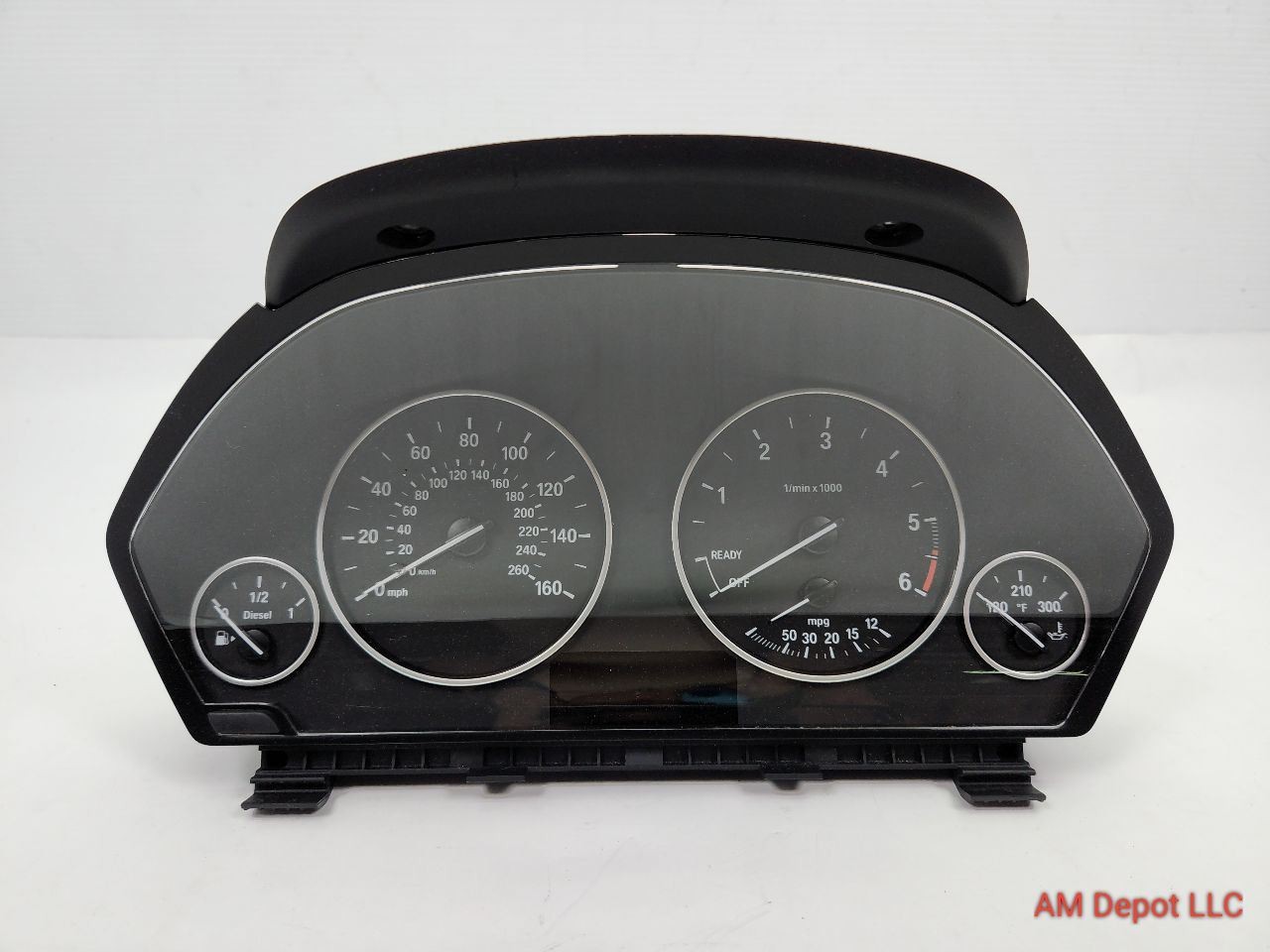 2014 BMW 328d F30 F31 Speedometer Instrument Cluster DIESEL 62109325185