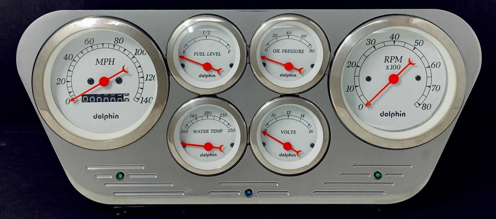 1953 1954 1955 Ford Truck 6 Gauged Dash Panel Cluster Set Billet Insert PC