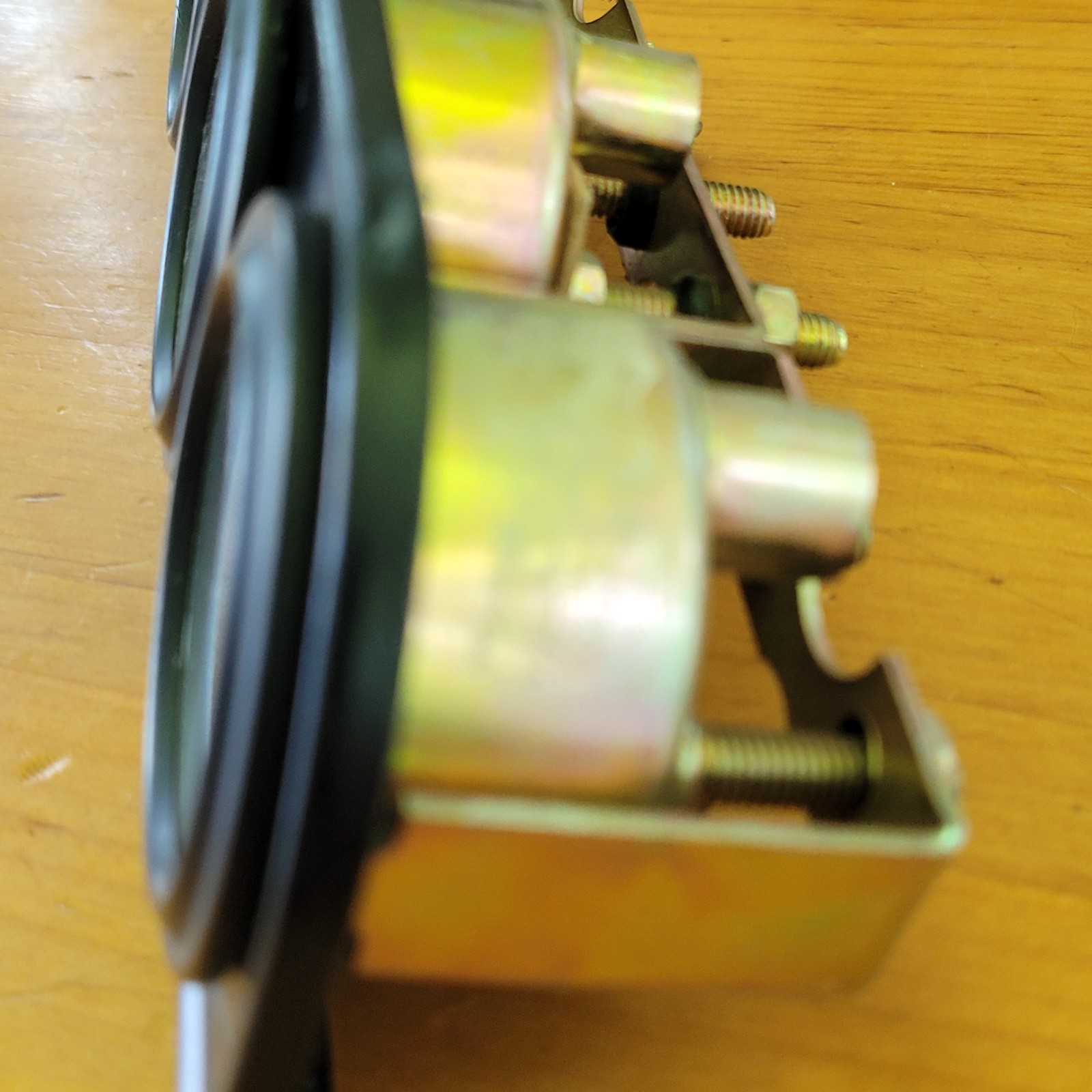 Vintage Equus 6075 Triple Micro Gauge Cluster Temp Amp Oil Pressure