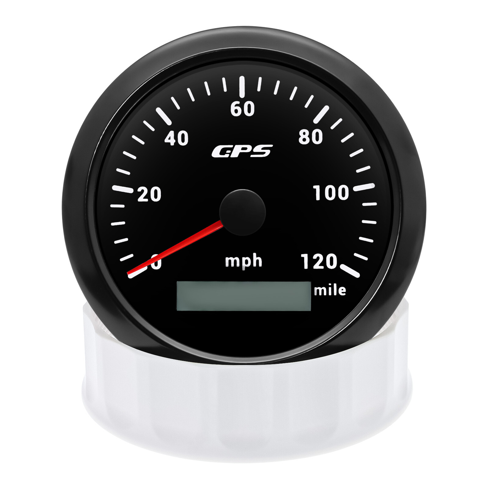 8 Gauge Set 85mm Black GPS Speedometer 120MPH&Tacho 8000RPM Gauge For Boat Car