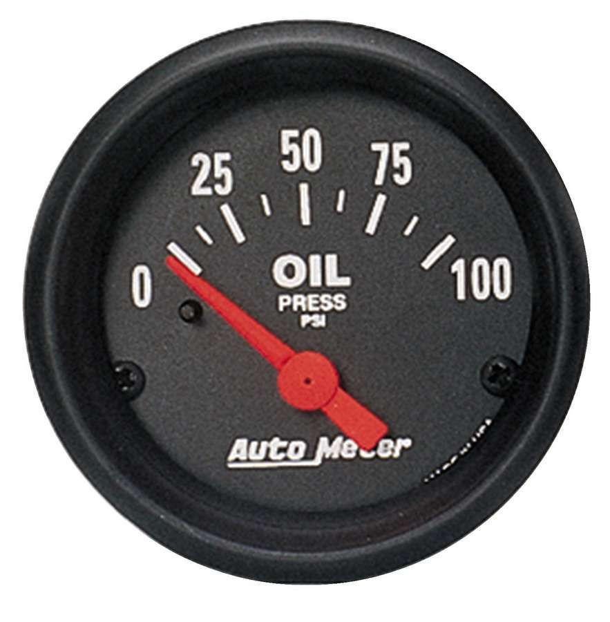 Auto Meter 2634 Z-Series Oil Pressure Gauge Electrical 0-100 PSI 2 1/16″ Oil Pre