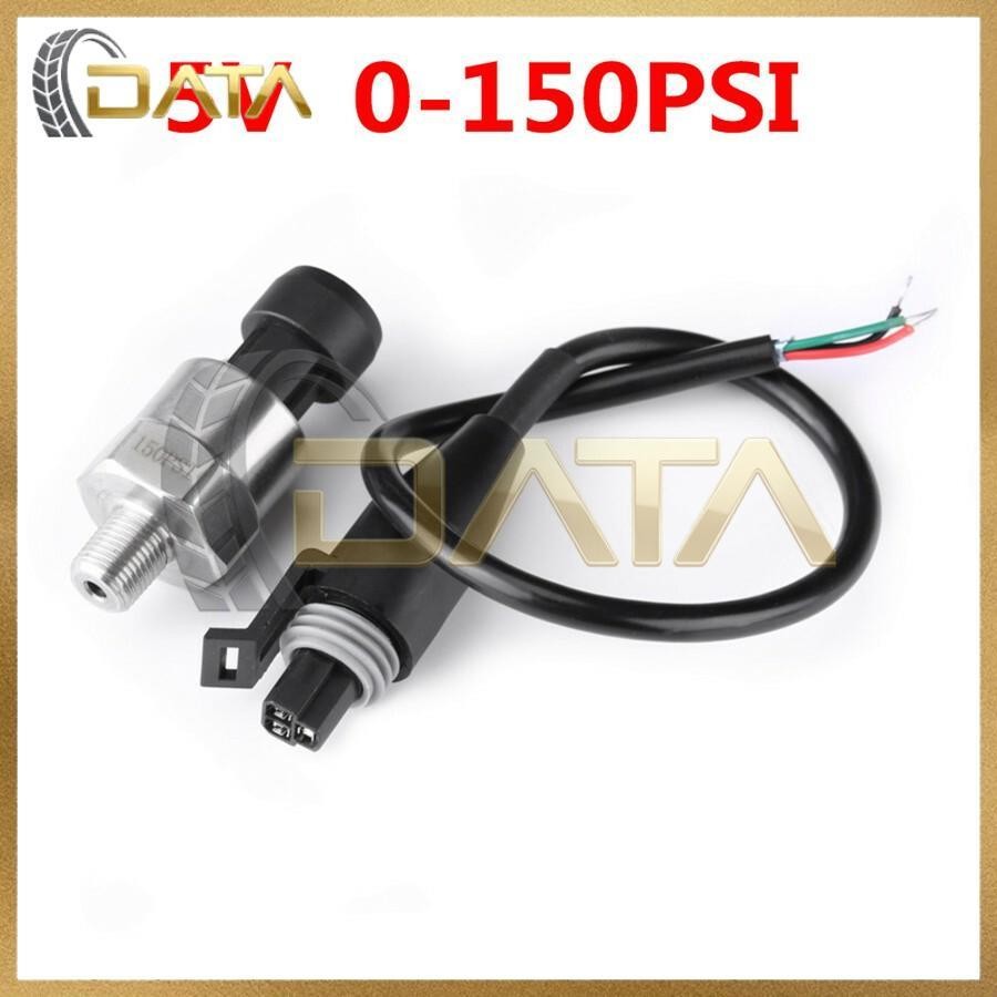 0-150 PSI Pressure Sensor Oil Fuel Stainless Steel Pressure Sender Gauge DC 5V