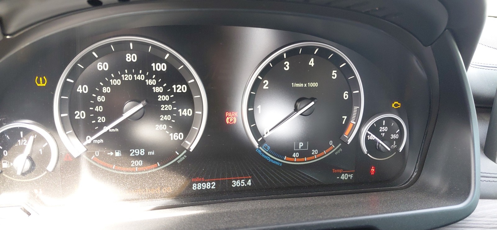 2016 X5 OE Speedometer Gauge Cluster 88K Miles BMW