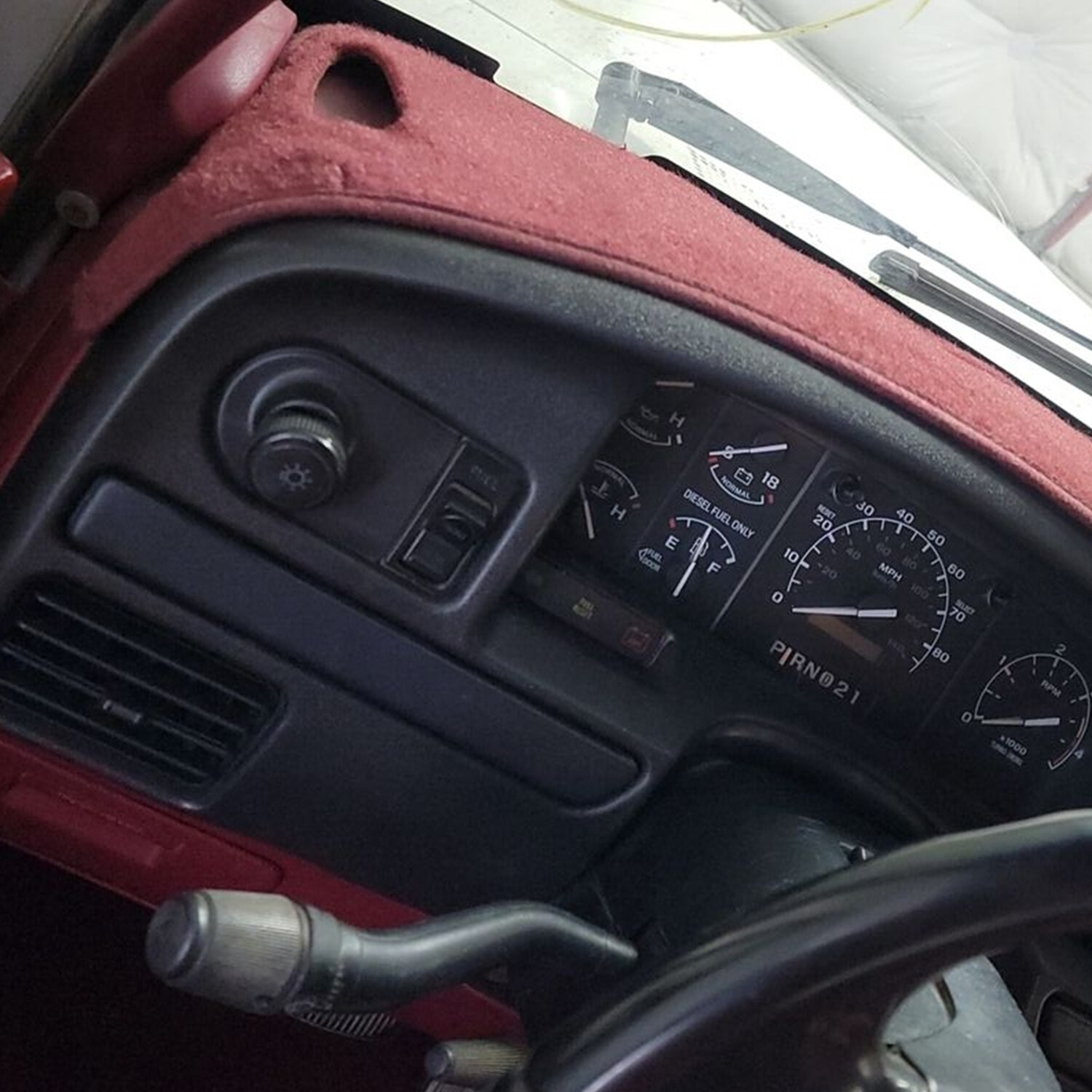 Dash Cluster Bezel Instrument Cowl for GAS 1992-1997 Ford F150 F250 F350 Bronco