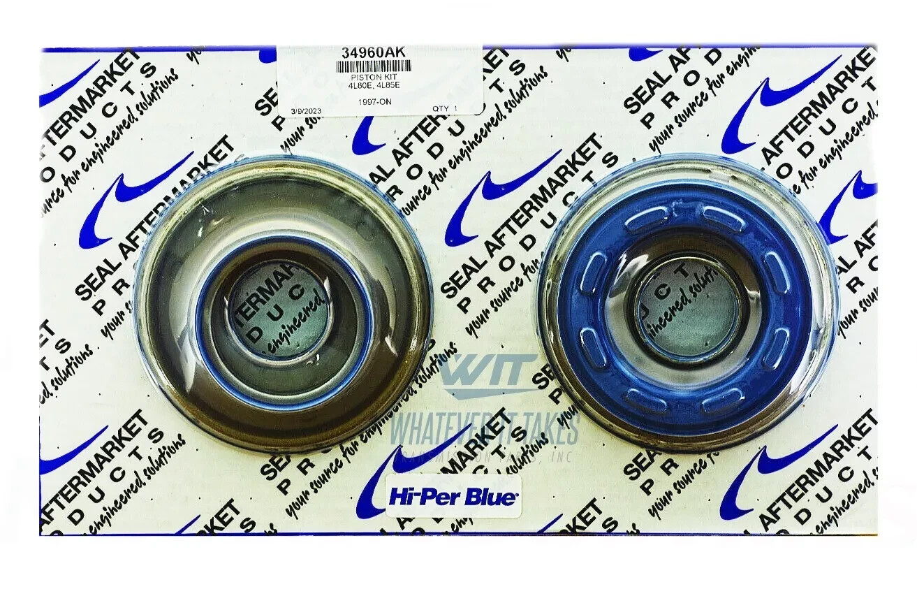 4L80E 4L85 Transmission Hi-Per Blue Bonded Clutch Piston kit 1997-On 4-Piece Set