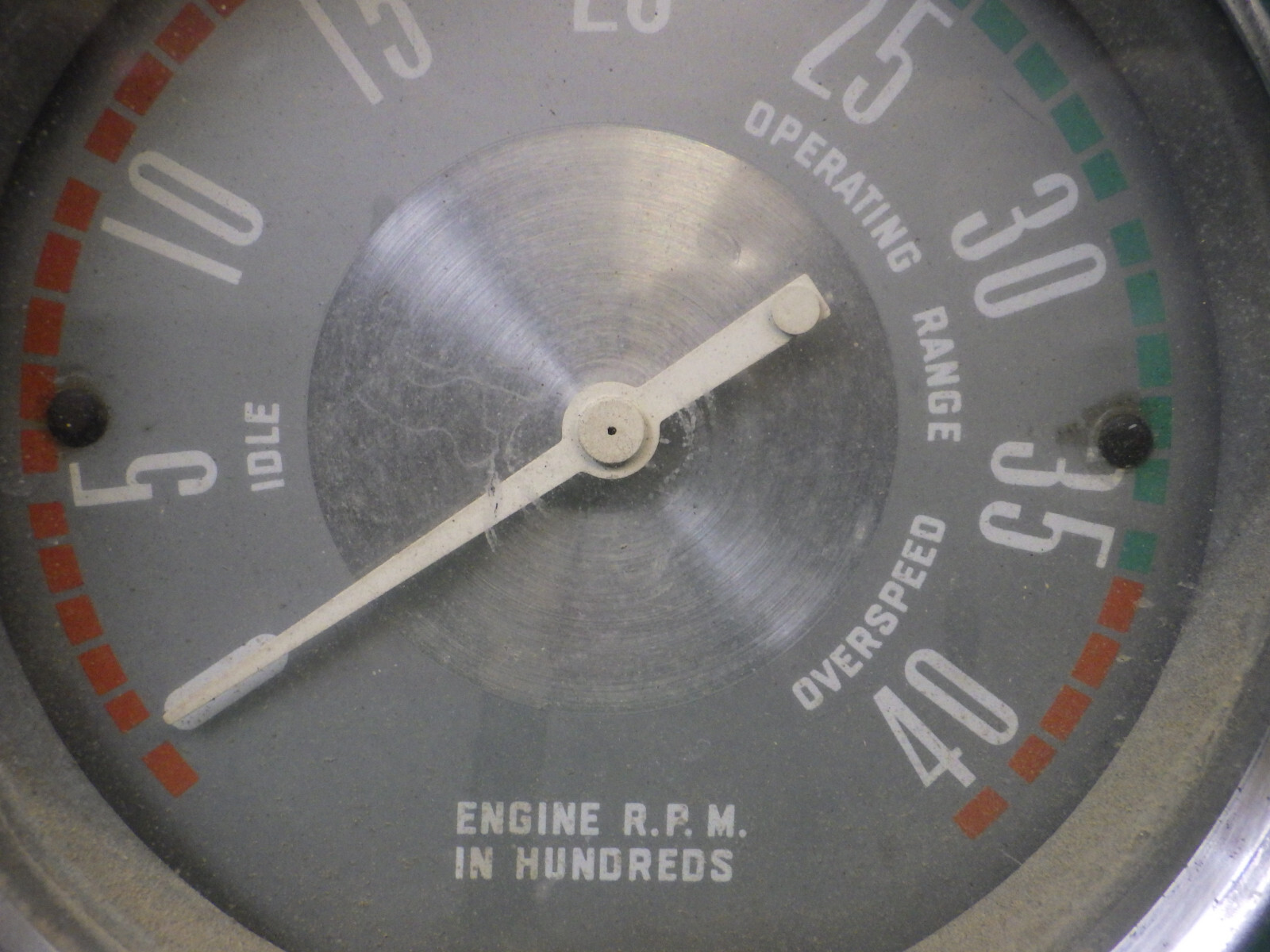 Vintage Ford big truck mechanical tachometer N,C,F Series? 1960s 4000 rpm