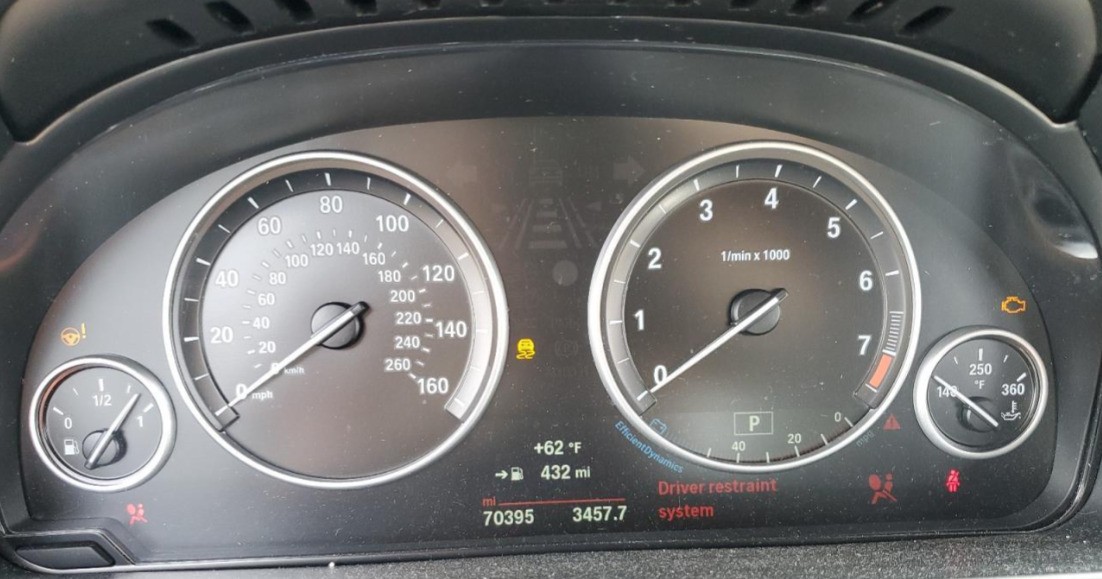2014-2018 X5 OE Speedometer Gauge Cluster 70K Miles BMW