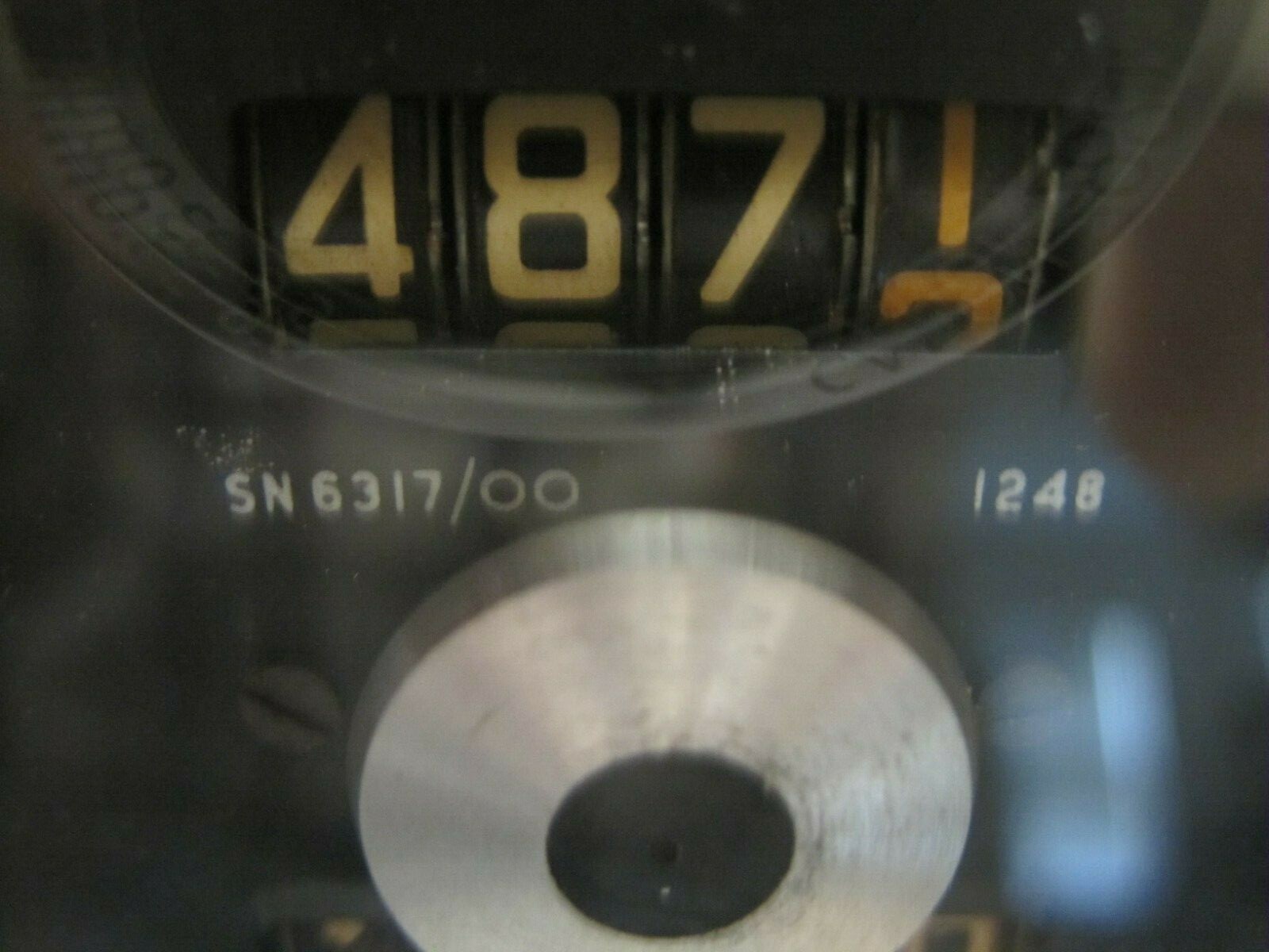 JAGUAR SPEEDOMETER, s/n 6317/00 in really great looking condition