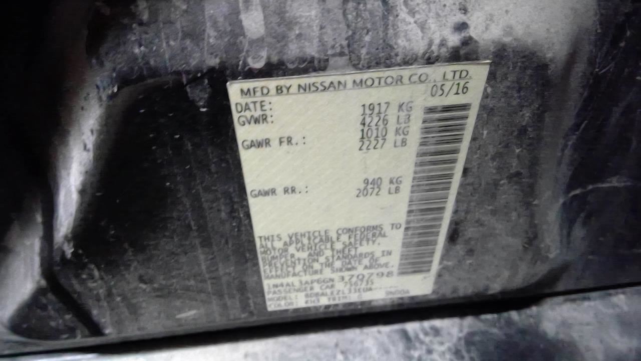 Speedometer Cluster 4 Cylinder MPH Base Fits 16-17 ALTIMA 5320814