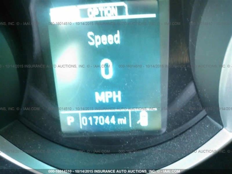 Speedometer MPH US Market With Black Cluster Opt B76 Fits 13-14 CRUZE 23415100