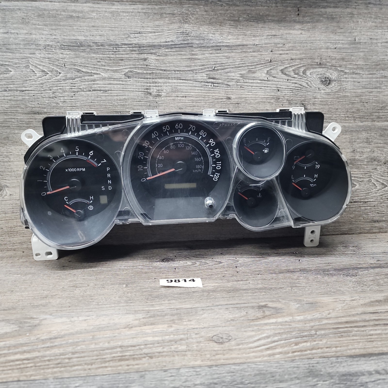 2007 Toyota Tundra 5.7L Speedometer Cluster w/ Trans Temp 157K OEM 69764-030A