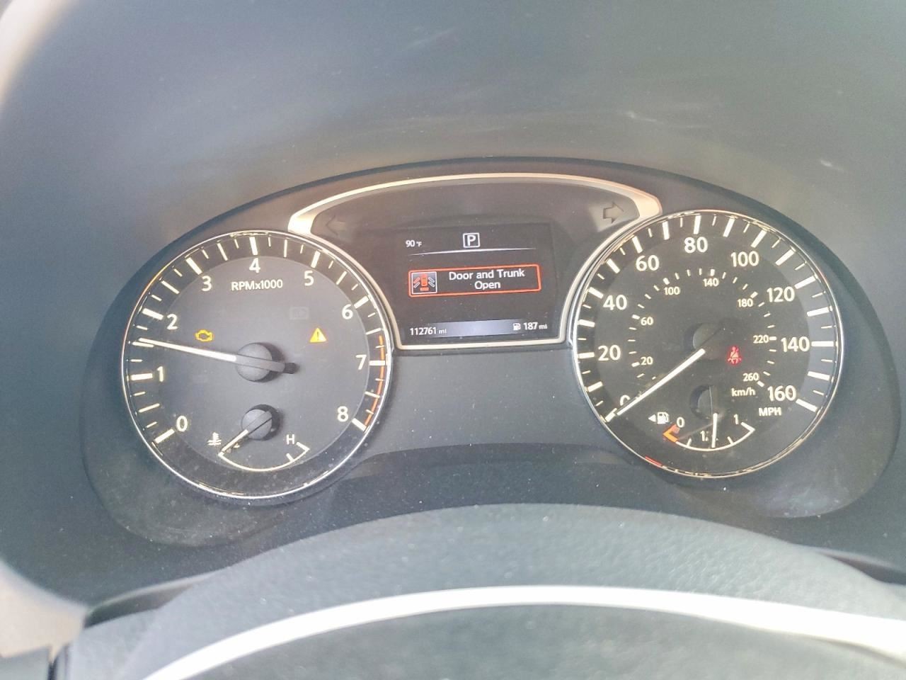 Speedometer Cluster 4 Cylinder MPH Base Fits 16-17 ALTIMA 829042