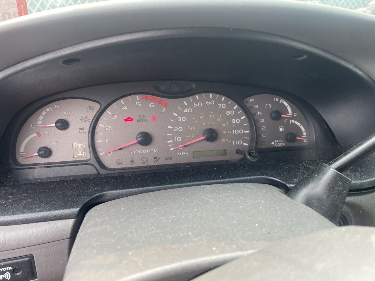 Speedometer Cluster MPH With Skid Control Fits 01-04 SEQUOIA 675539