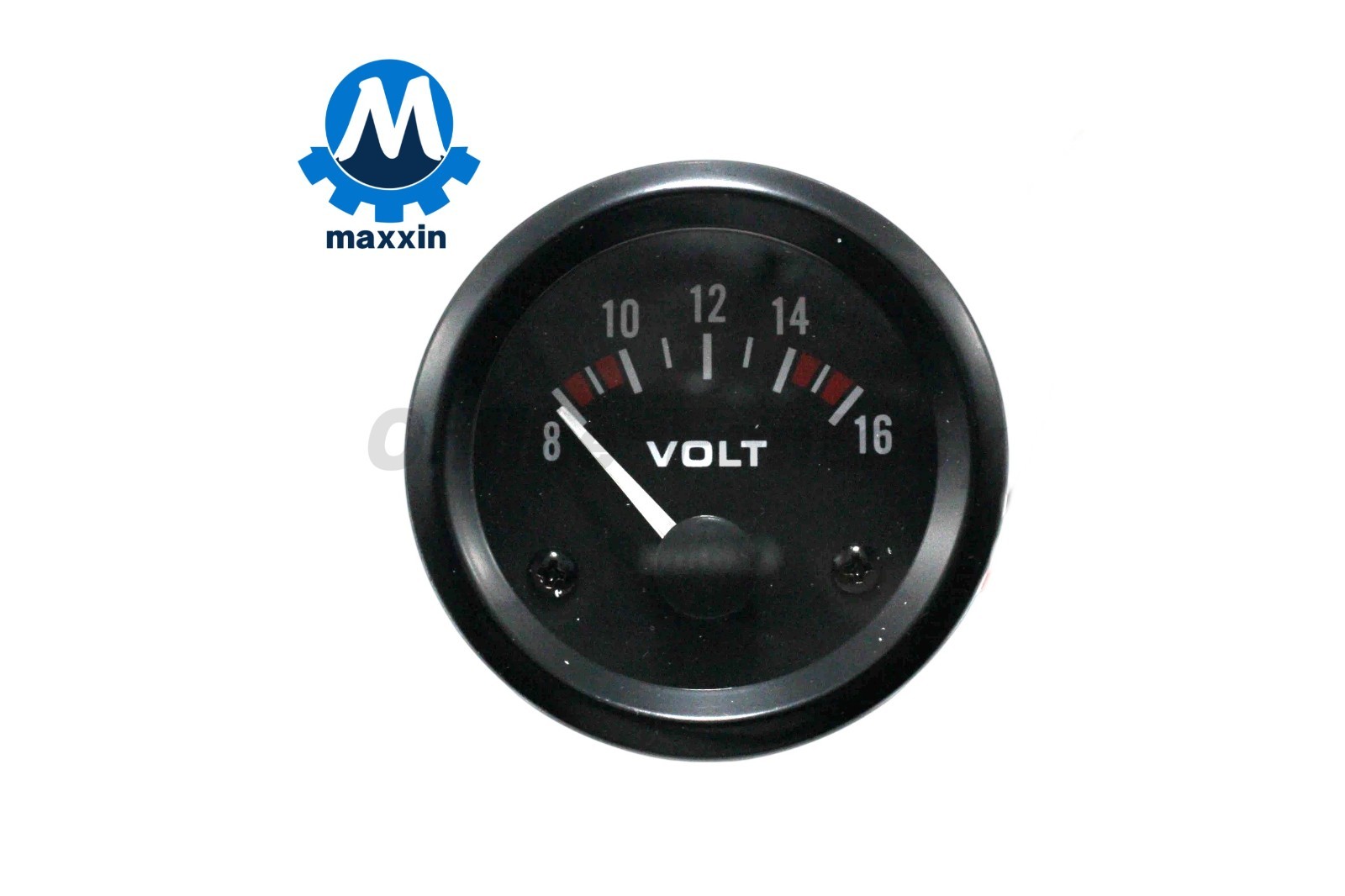 2″ 52MM Universal Mechanical White LED Car Auto Volt Voltage Gauge Meter 8V-16V