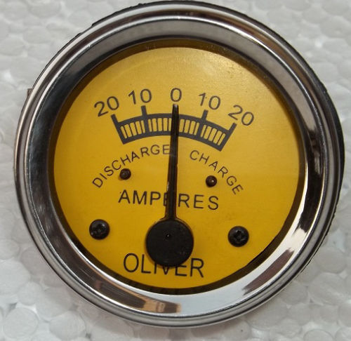 Ammeter fits Oliver HG,OC-3-4-6,60,440,660,950,990,995, 1HA-7353, 608747A, 72095