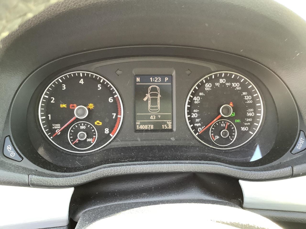 Speedometer Cluster MPH US Market Opt 9Q5 Fits 13-14 PASSAT 350203