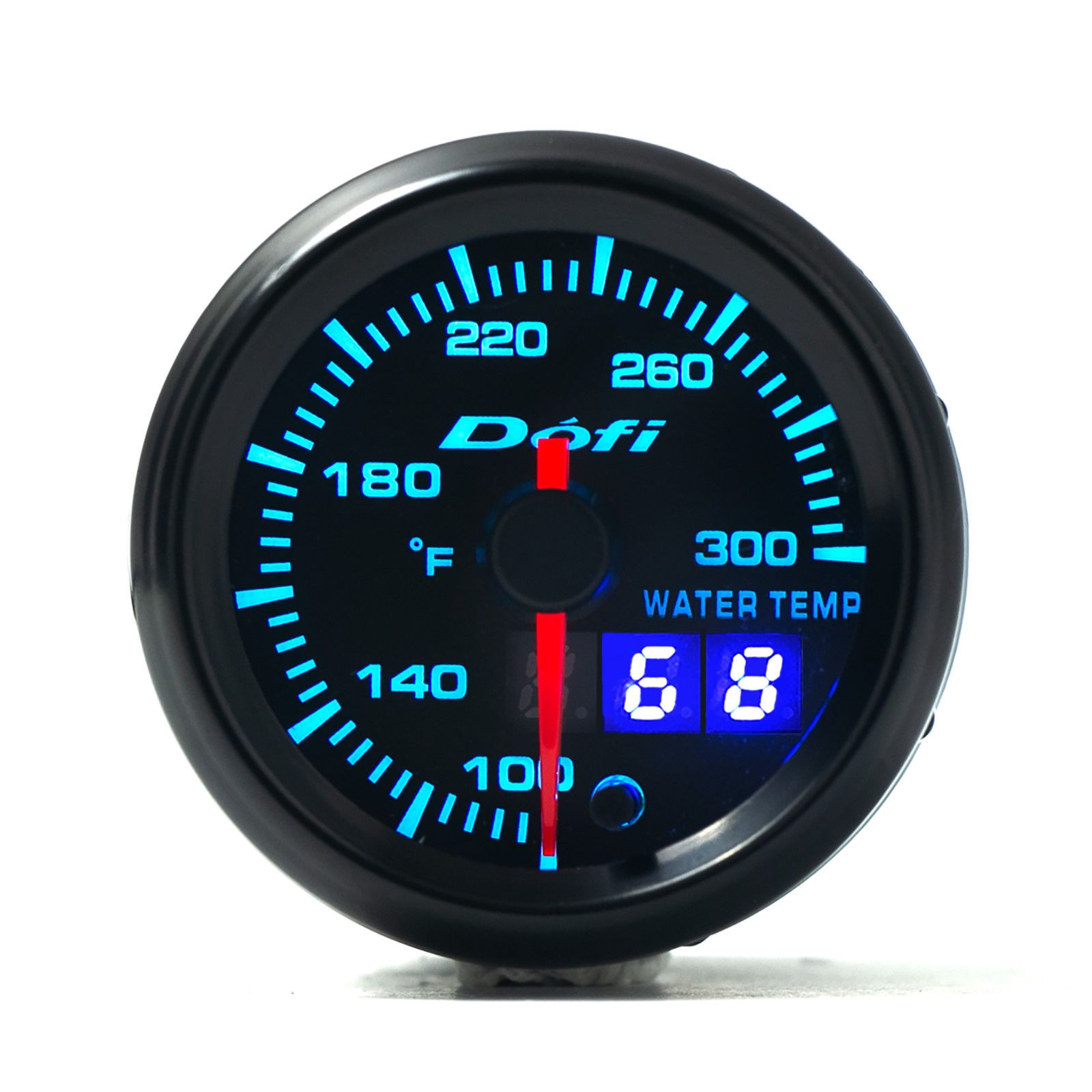 2 inch 52mm 7 Color LED Digital & Pointer Car Water Temp Temperature Gauge Meter