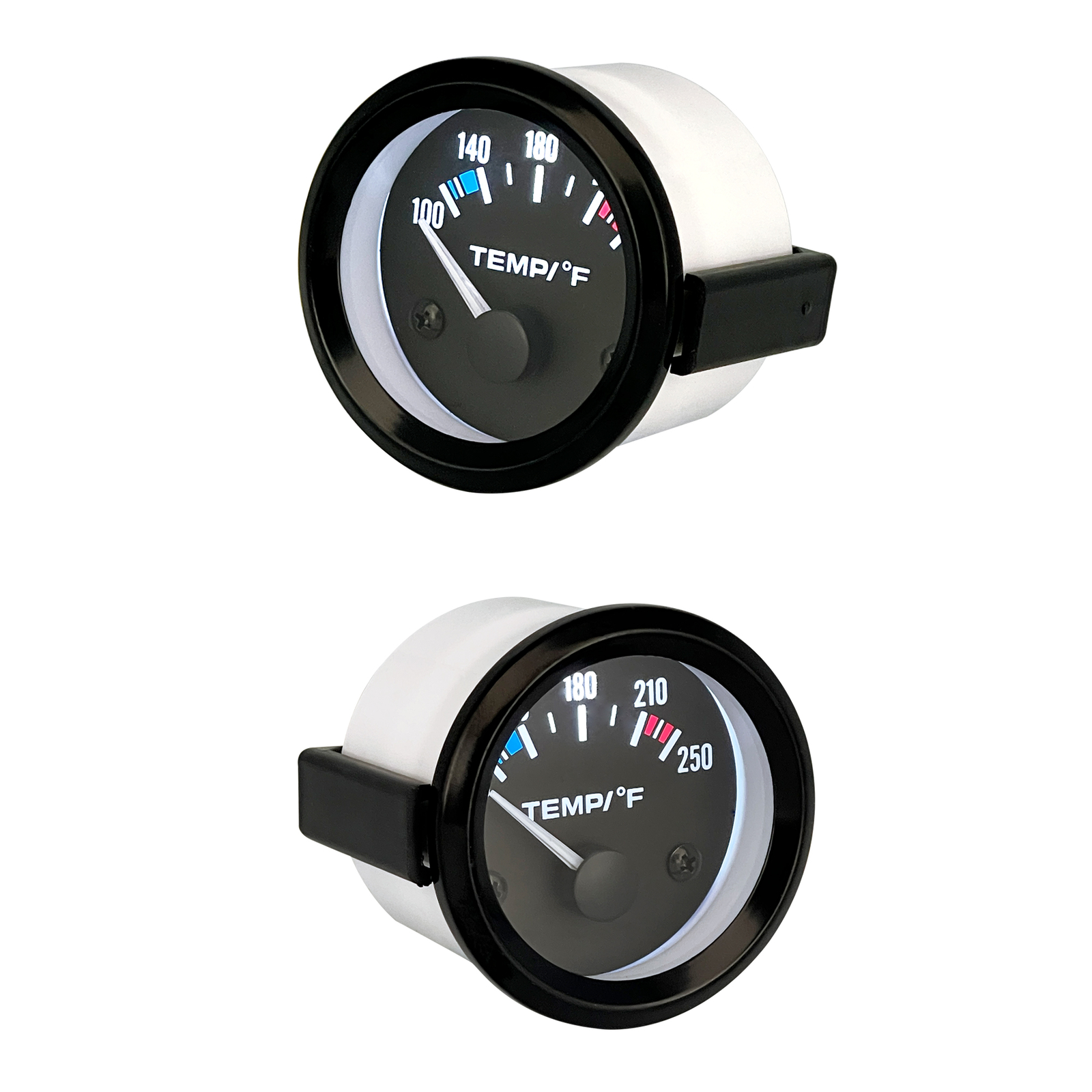 2 Inch 52mm Car Water Temperature Gauge Meter 100-250℉ W/ Sensor Instrument Rack