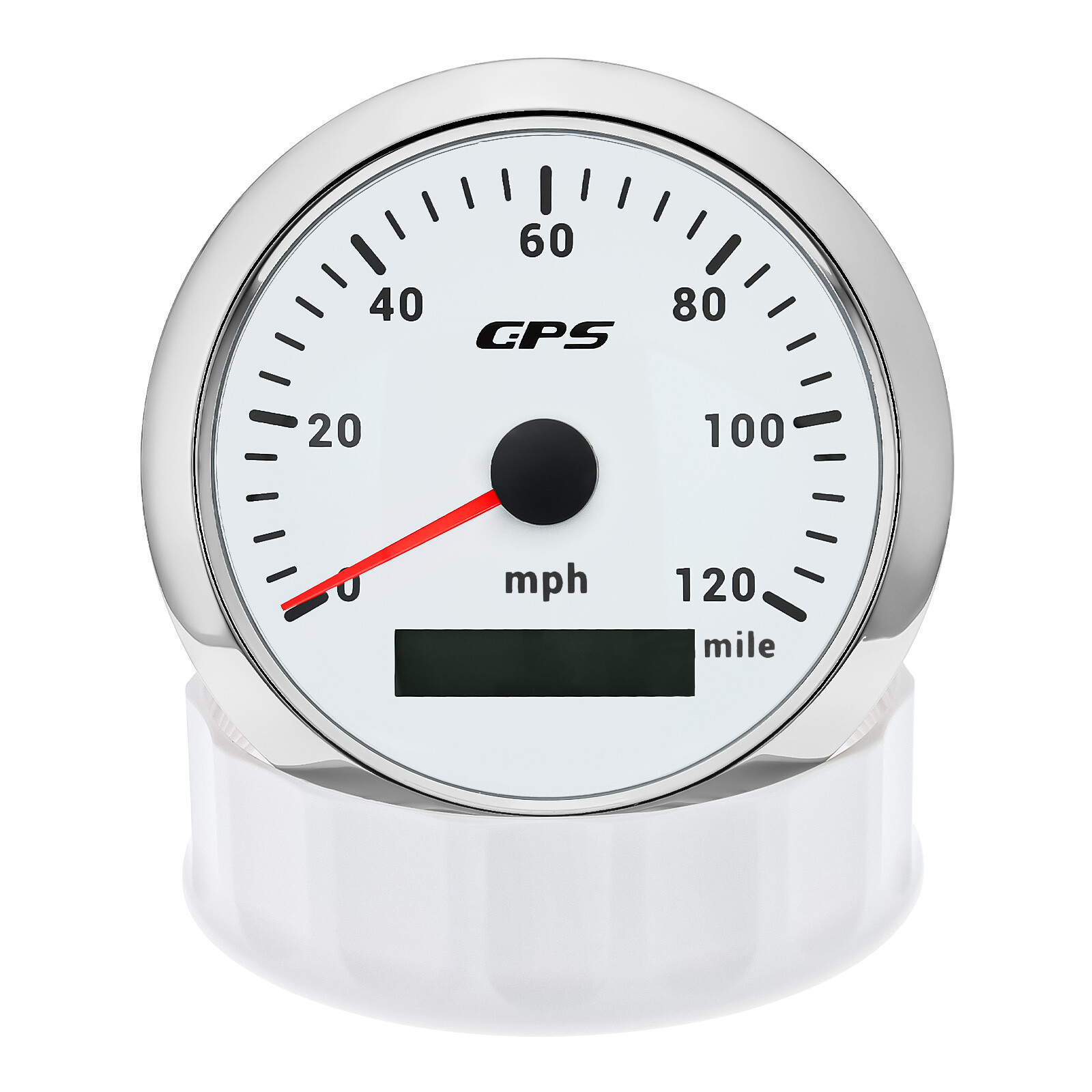 8 Gauge Set 85mm White GPS Speedometer 120MPH Tacho 8000RPM Gauge for Boat Car