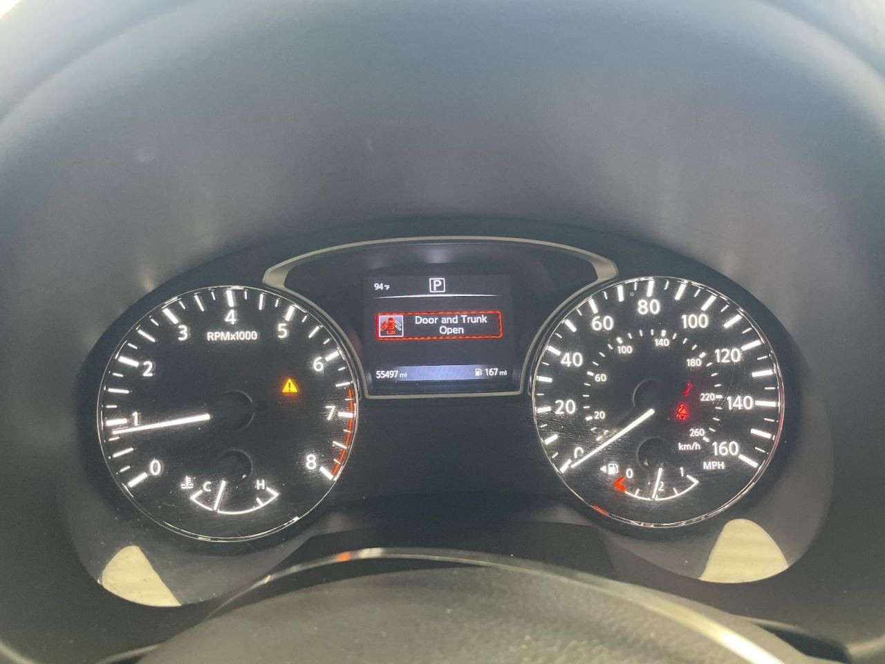 Speedometer Cluster 4 Cylinder MPH Base Fits 16-17 ALTIMA 1093272