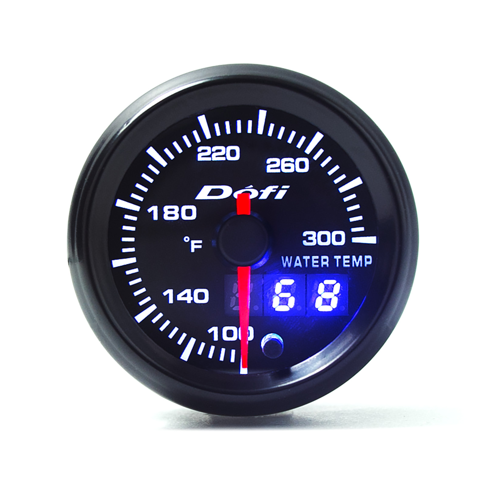 2 inch 52mm 7 Color LED Digital & Pointer Car Water Temp Temperature Gauge Meter