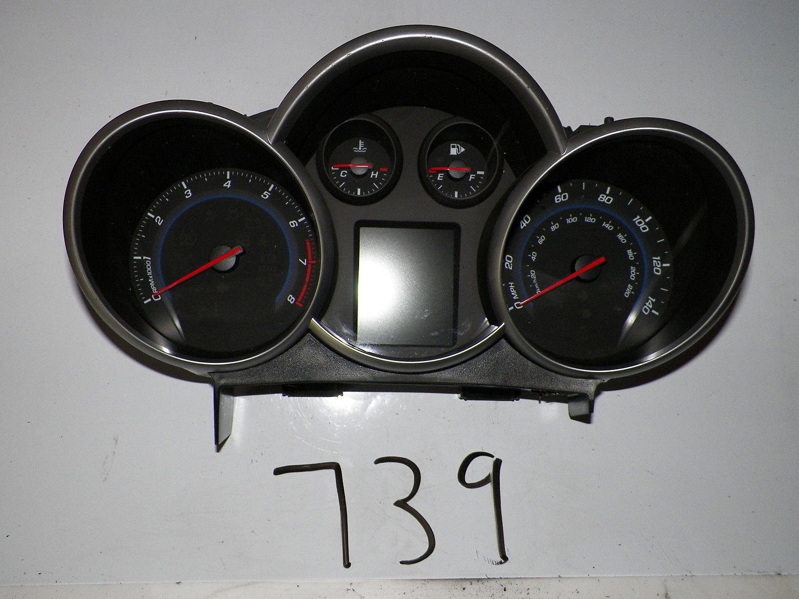 2013 13 CHEVROLET CRUZE TACH TEMP FUEL 39K SPEEDOMETER HEAD CLUSTER GAUGES
