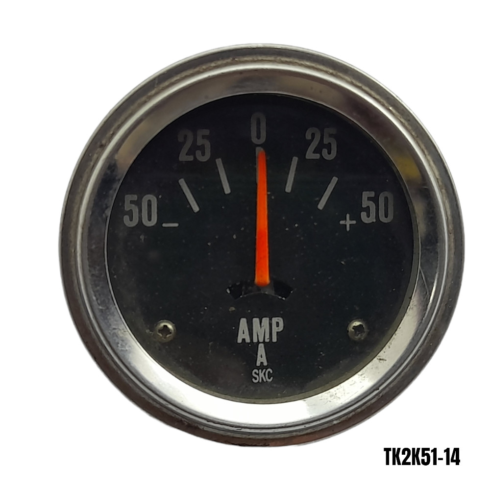 Fits For Ammeter Ampere Meter Gauge -30 +30 Black NOS Vintage Classic Car