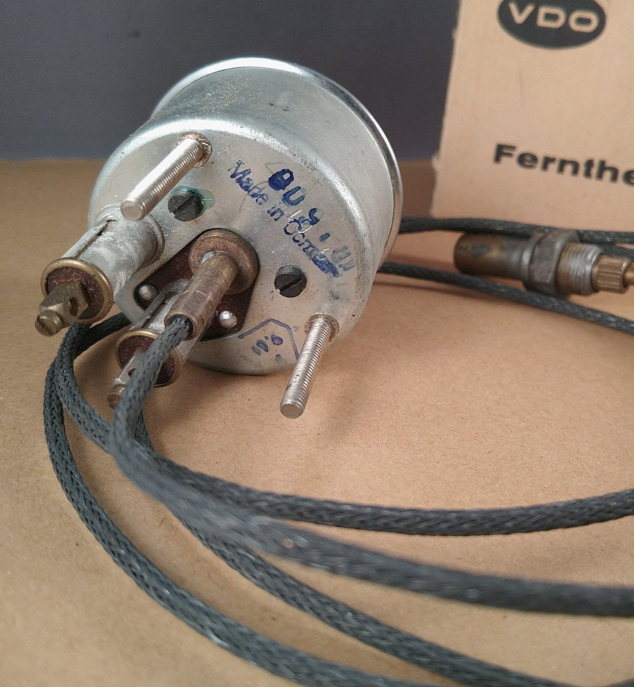 Vintage VDO Water Temperature Gauge 2 1/16″ Volvo Porsche BMW SAAB