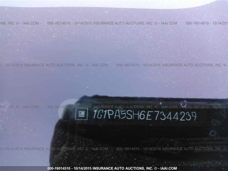 Speedometer MPH US Market With Black Cluster Opt B76 Fits 13-14 CRUZE 23415100