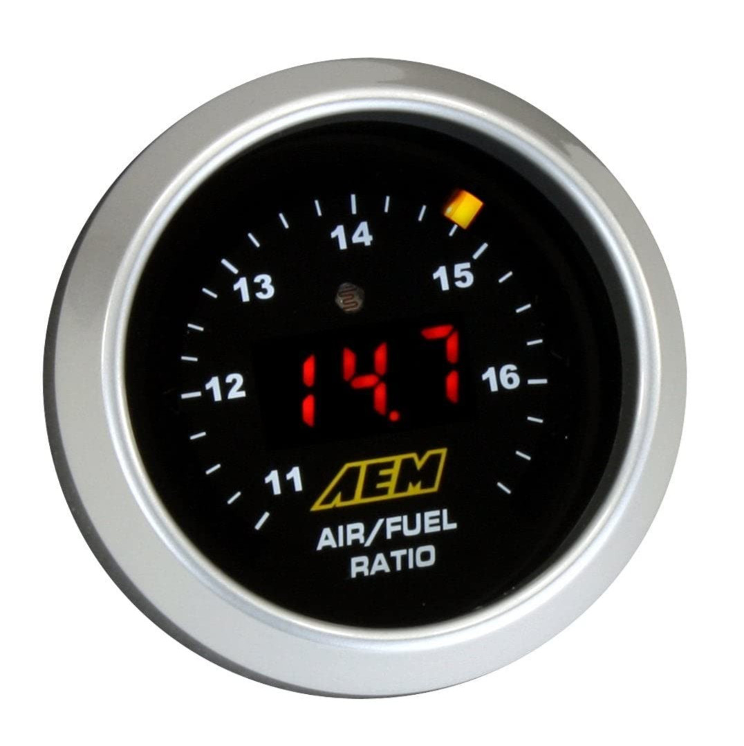 AEM Wideband UEGO Digital Air/Fuel Ratio Gauge With Bosch O2 Sensor 52mm 2 1/16″