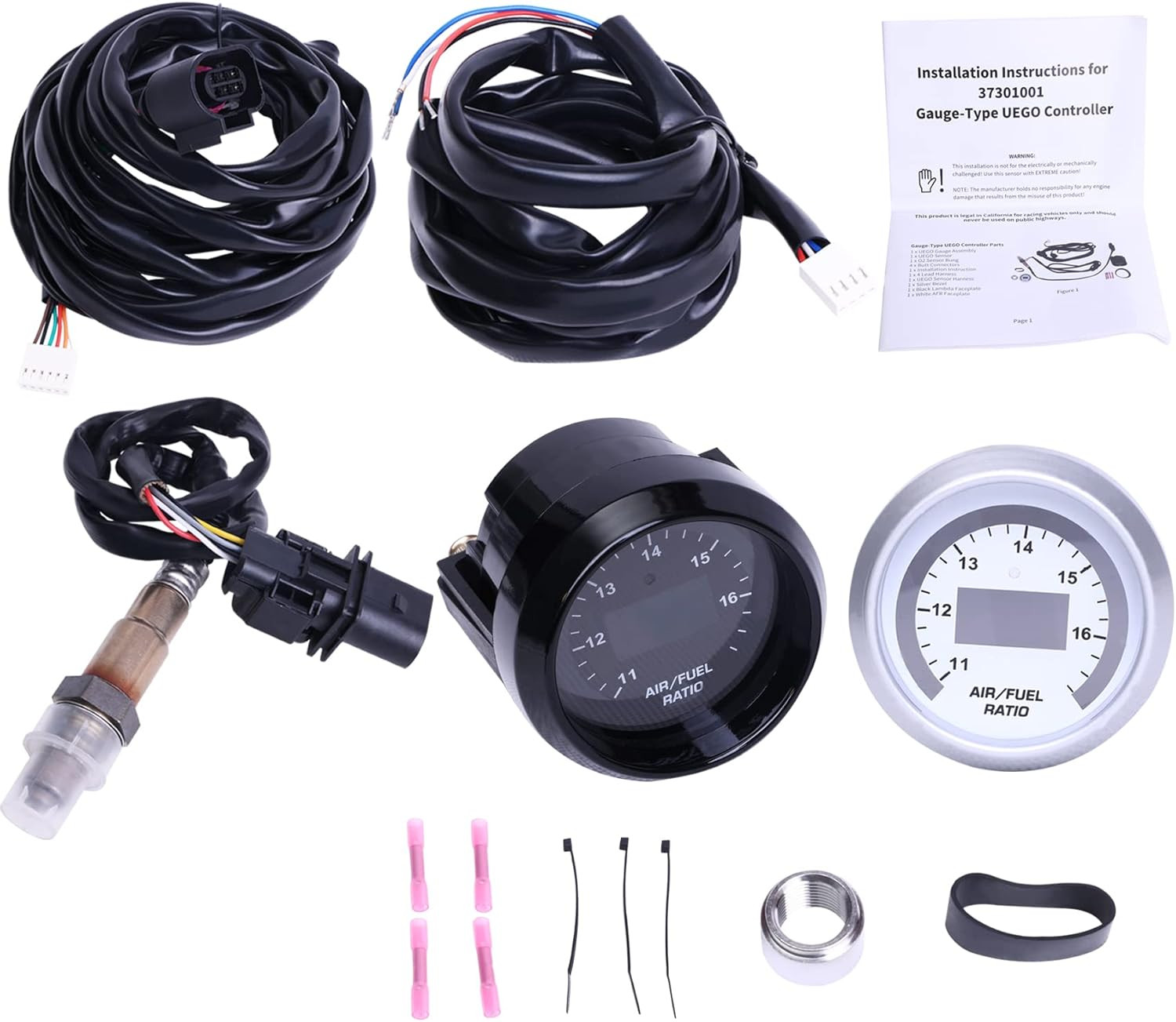 Wideband UEGO Air/Fuel Ratio Gauge 52mm with 4.9 LSU Sensor & AFR Controller