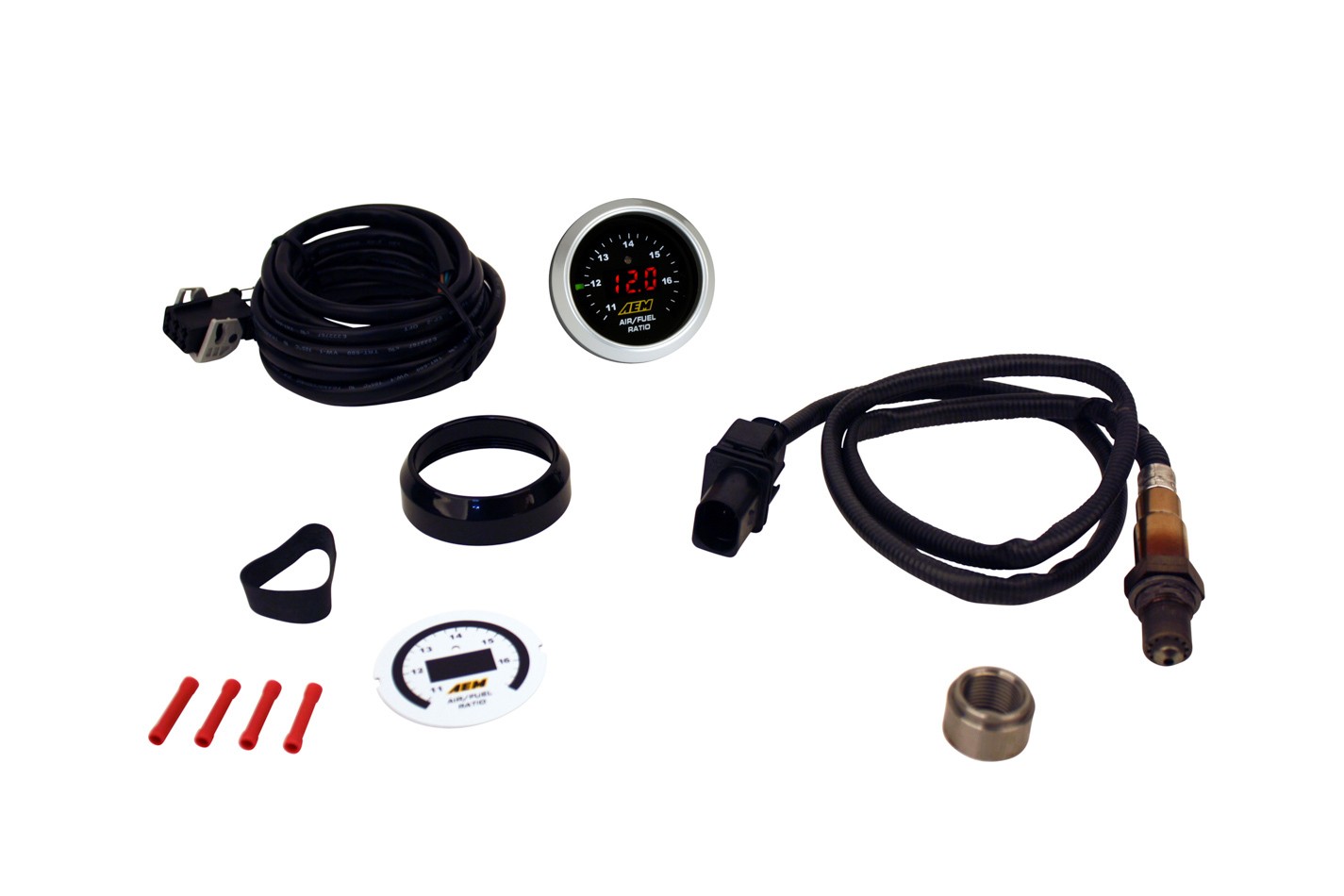 AEM UEGO Digital Wideband Air Fuel Ratio Gauge O2 Sensor Kit 30-4110 AFR