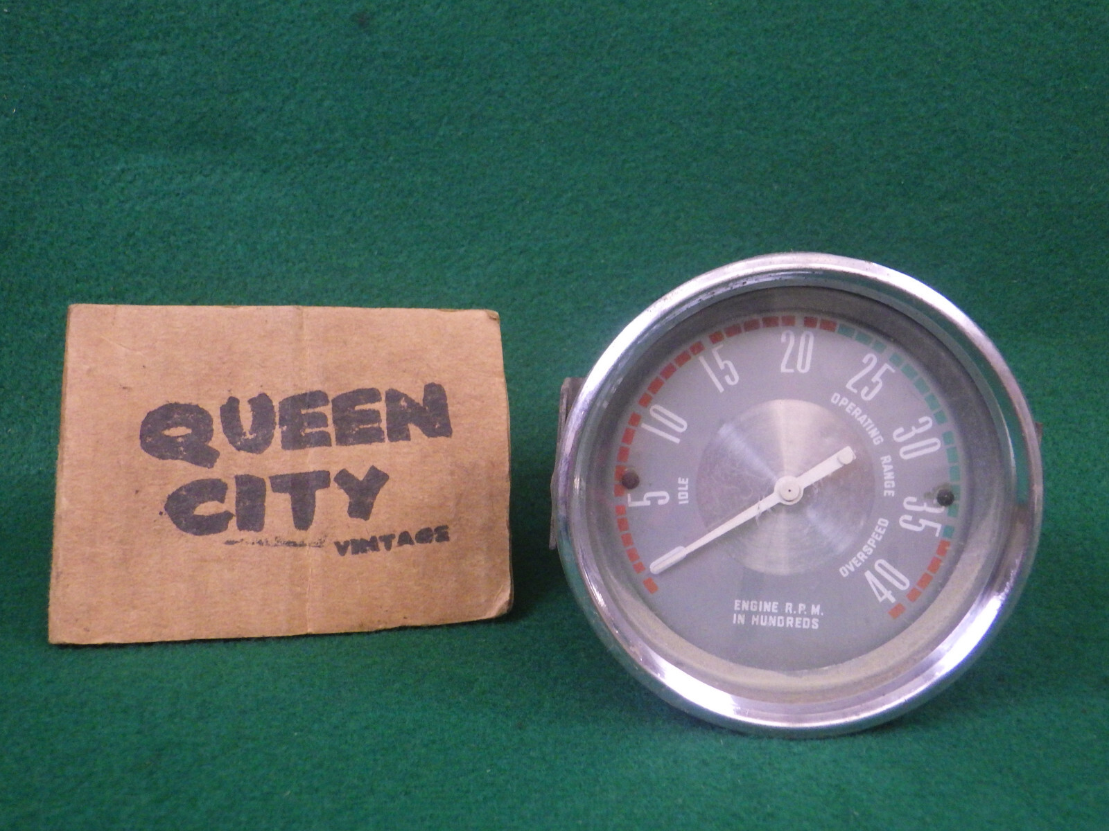 Vintage Ford big truck mechanical tachometer N,C,F Series? 1960s 4000 rpm