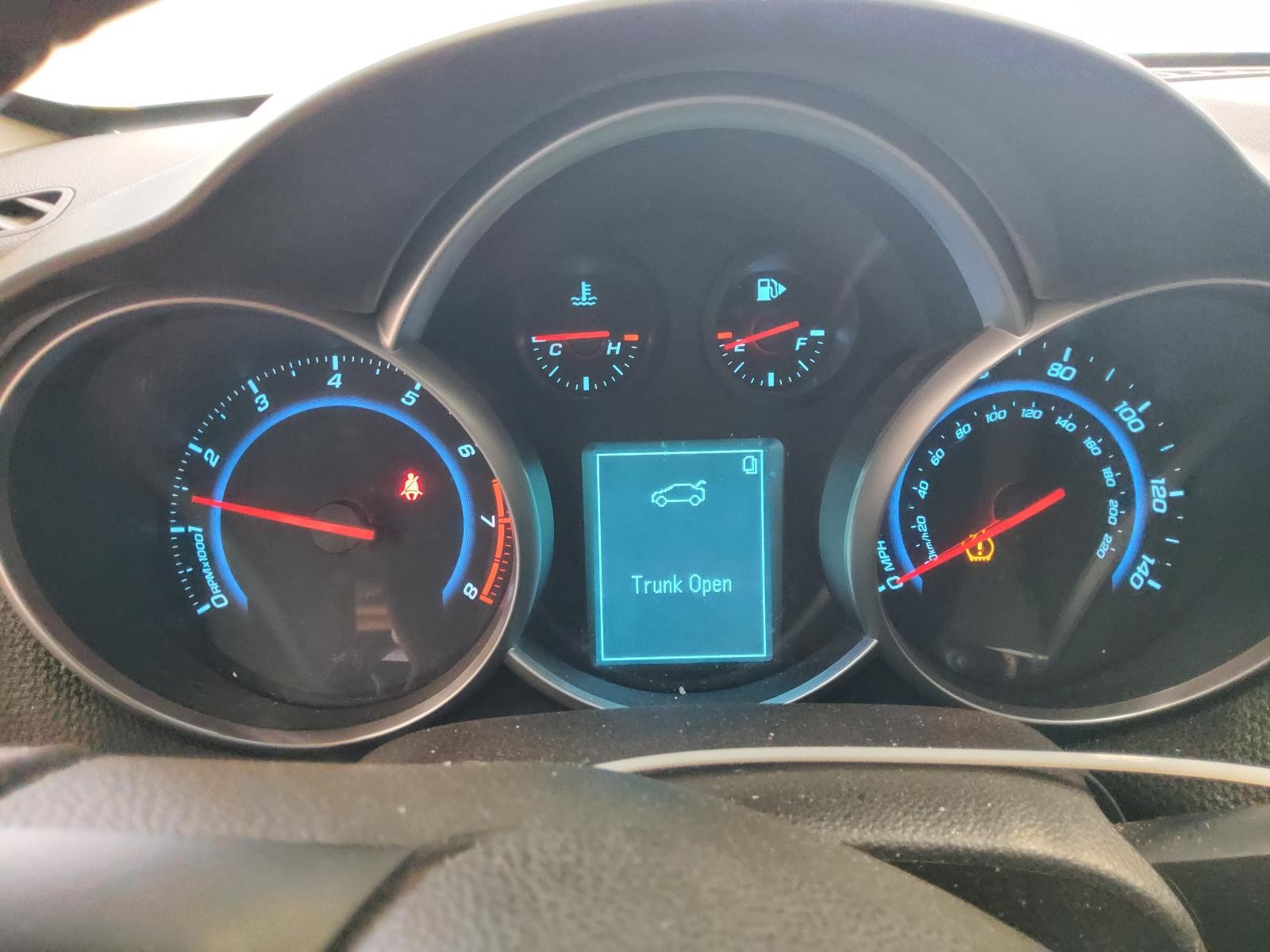Used Speedometer Gauge fits: 2014 Chevrolet Cruze MPH US market w/black cluster