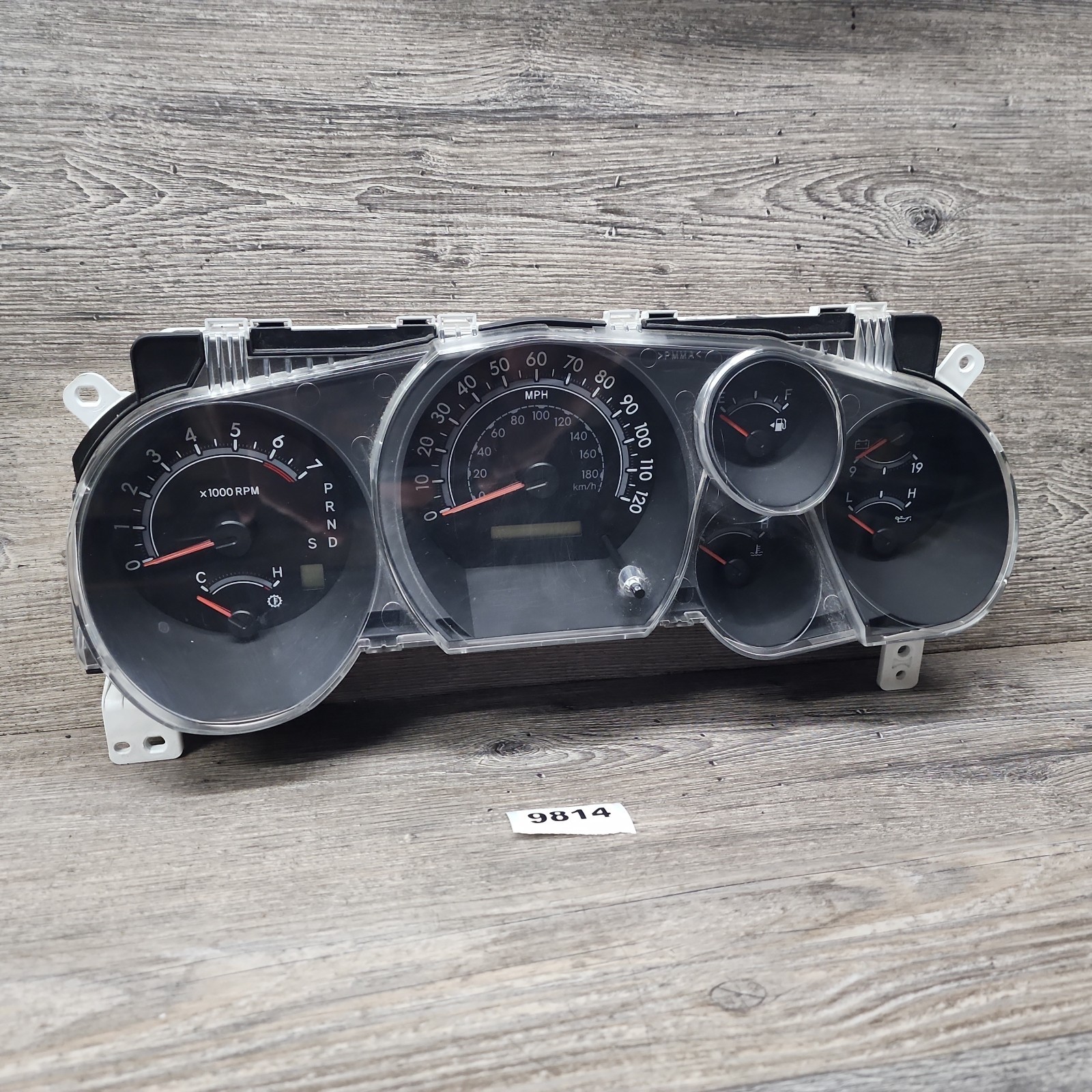 2007 Toyota Tundra 5.7L Speedometer Cluster w/ Trans Temp 157K OEM 69764-030A