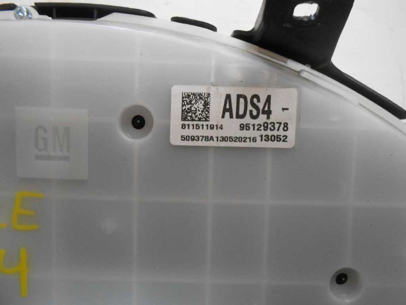 SPEEDOMETER MPH US W/BLACK CLUSTER OPT B76 FITS 13-14 CRUZE 73149