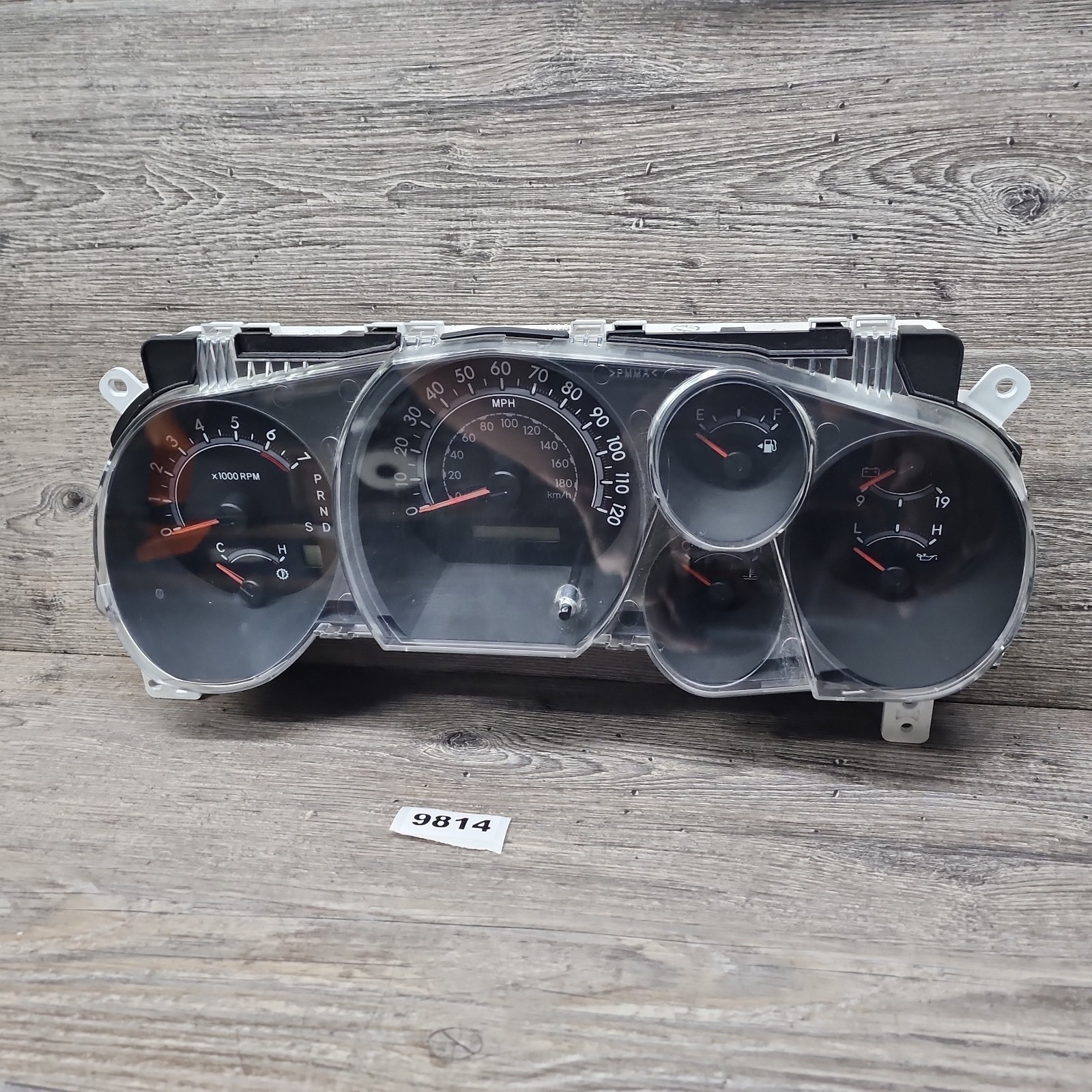 2007 Toyota Tundra 5.7L Speedometer Cluster w/ Trans Temp 157K OEM 69764-030A