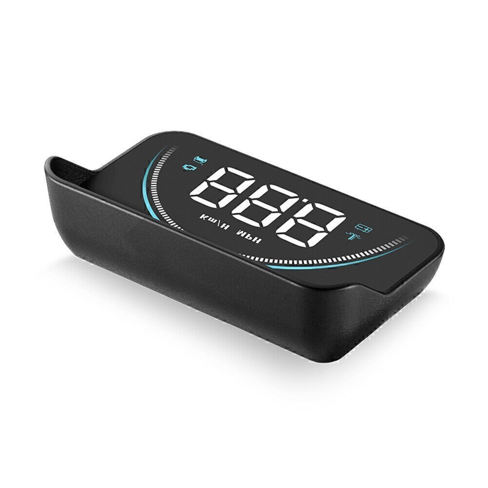 OBD2 II Overspeed Warning System M8 HUD Head-up Display Speed Voltage Alarm Car