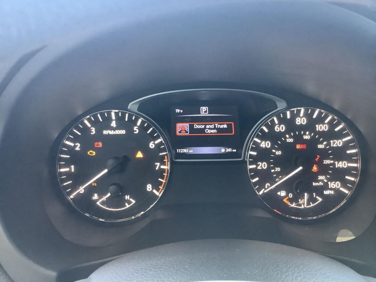 Speedometer Cluster 4 Cylinder MPH Base Fits 16-17 ALTIMA 829042
